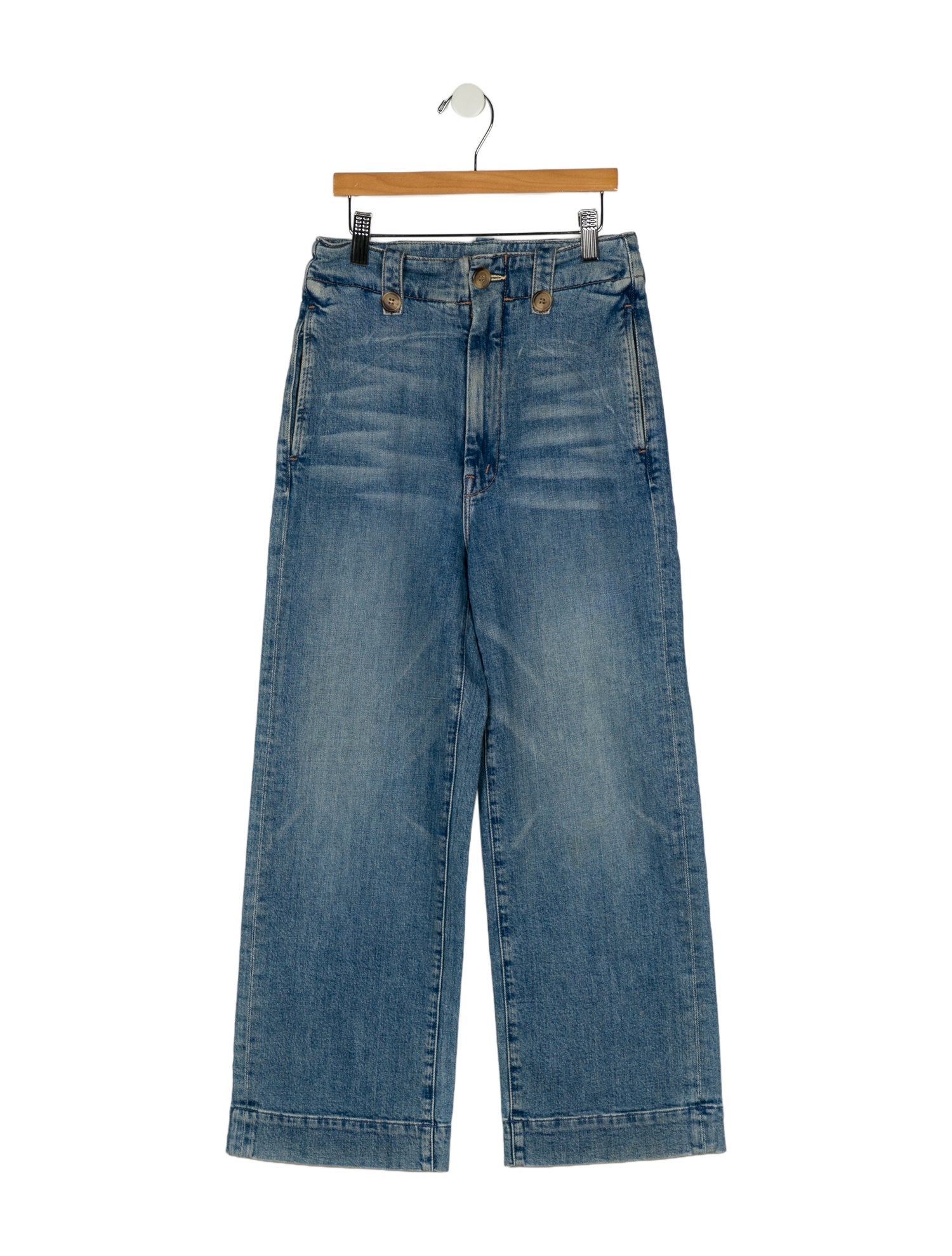 Mother High-Rise Wide Leg Jeans