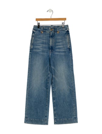 Mother High-Rise Wide Leg Jeans