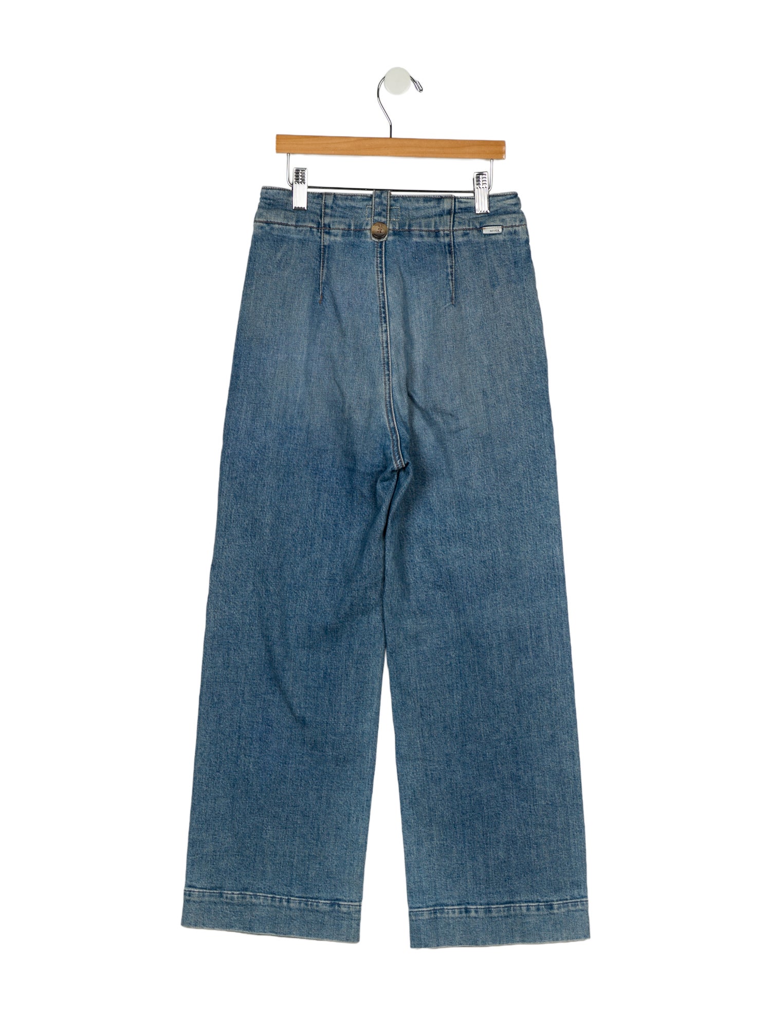 Mother High-Rise Wide Leg Jeans