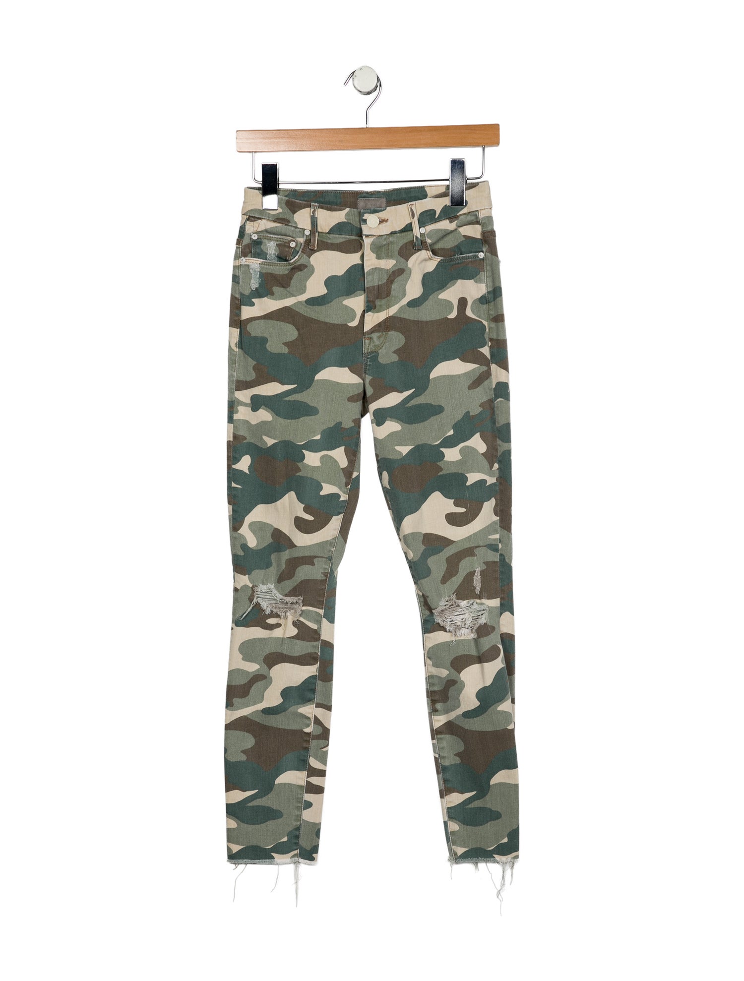 Mother Mid-Rise Skinny Leg Jeans