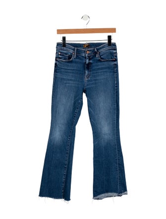 Mother Mid-Rise Wide Leg Jeans