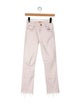 Mother Mid-Rise Straight Leg Jeans