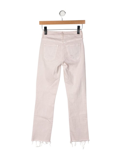 Mother Mid-Rise Straight Leg Jeans