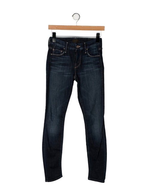 Mother Mid-Rise Skinny Leg Jeans