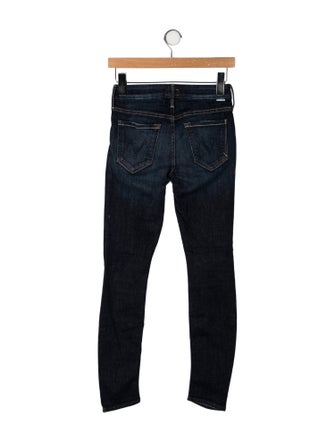 Mother Mid-Rise Skinny Leg Jeans