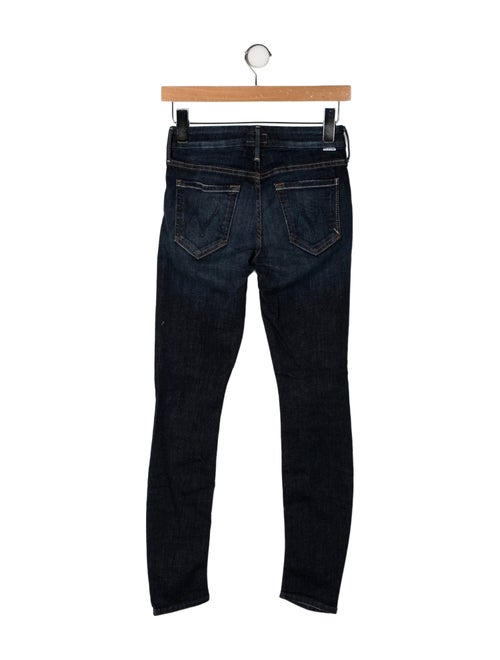 Mother Mid-Rise Skinny Leg Jeans