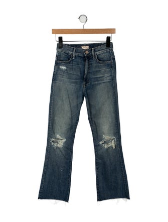 Mother Mid-Rise Straight Leg Jeans
