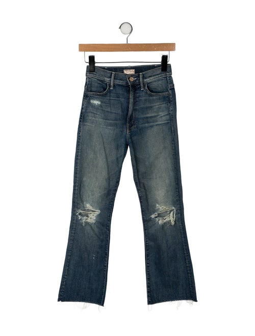 Mother Mid-Rise Straight Leg Jeans