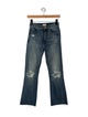 Mother Mid-Rise Straight Leg Jeans