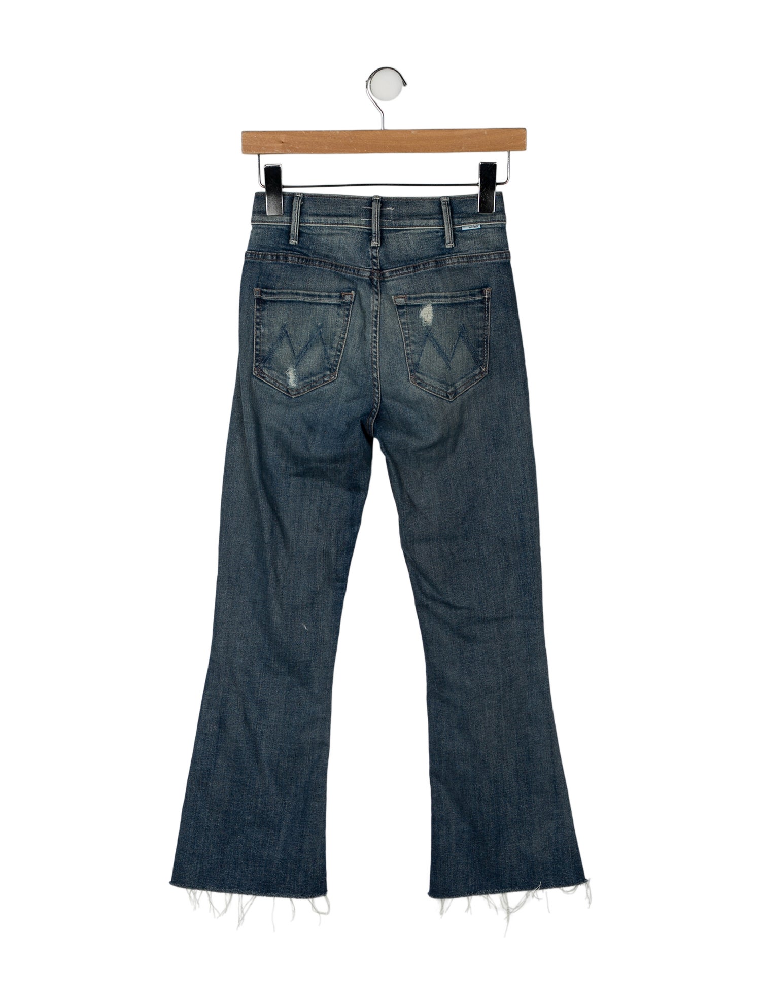 Mother Mid-Rise Straight Leg Jeans