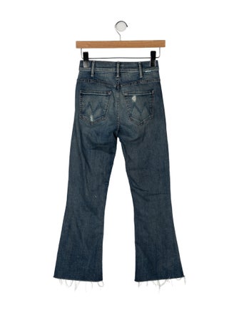 Mother Mid-Rise Straight Leg Jeans