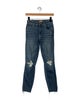 Mother Mid-Rise Skinny Leg Jeans