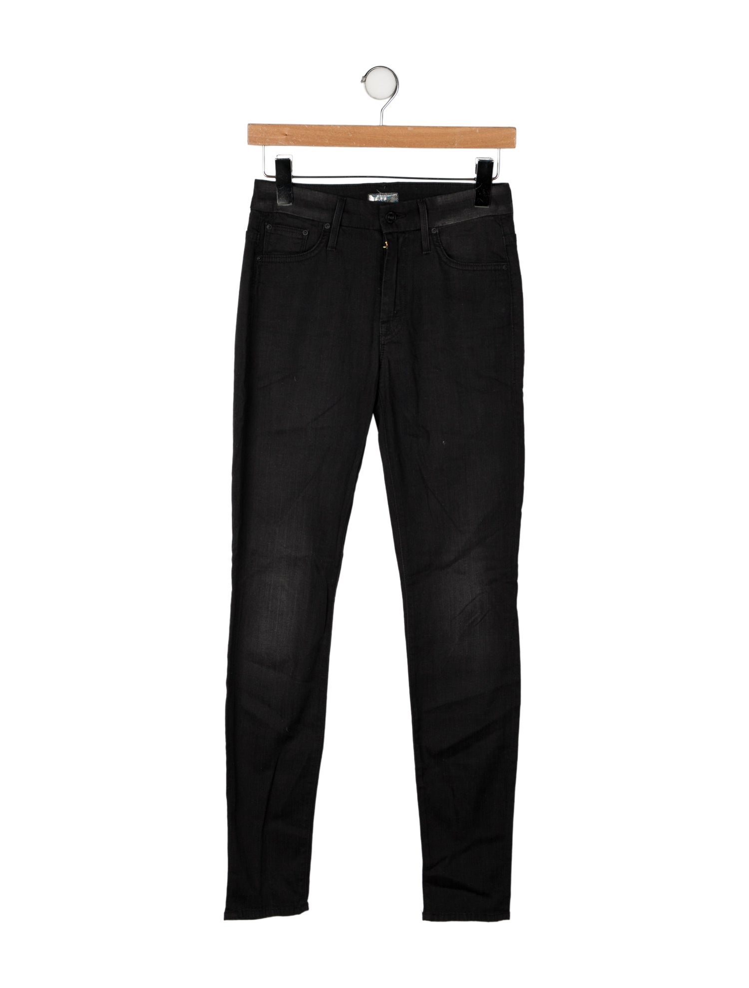 Mother Mid-Rise Skinny Leg Jeans