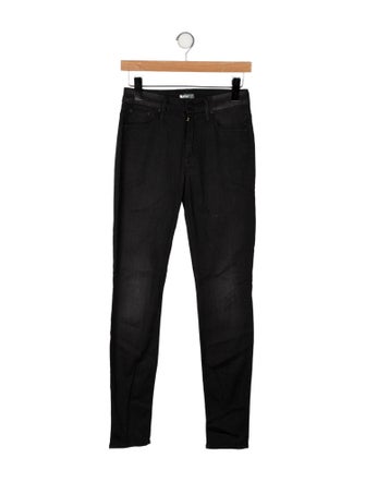 Mother Mid-Rise Skinny Leg Jeans