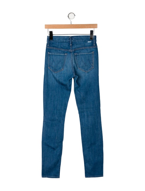 Mother Mid-Rise Skinny Leg Jeans