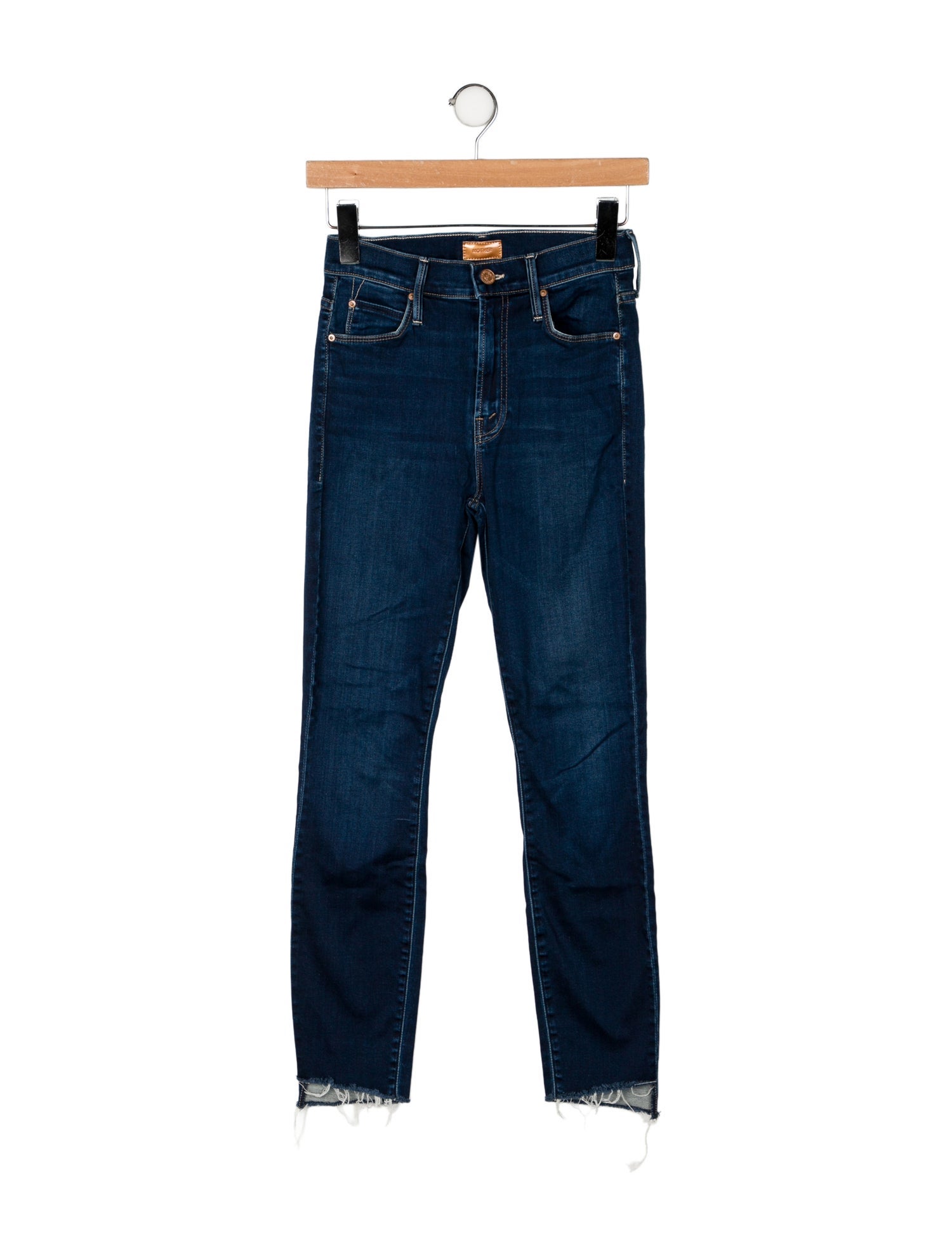 Mother Mid-Rise Skinny Leg Jeans