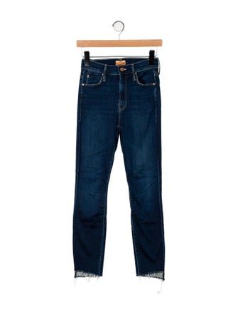 Mother Mid-Rise Skinny Leg Jeans