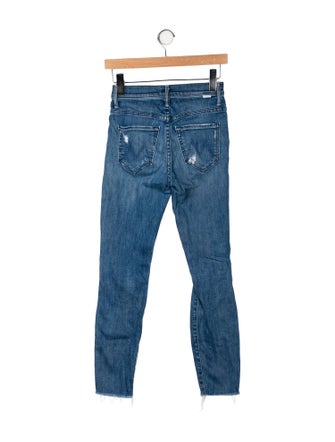 Mother Mid-Rise Skinny Leg Jeans