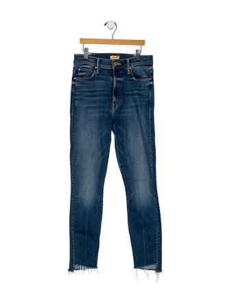 Mother Mid-Rise Skinny Leg Jeans