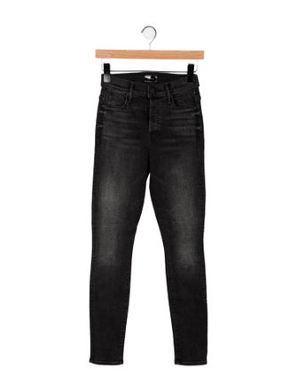 Mother Mid-Rise Skinny Leg Jeans