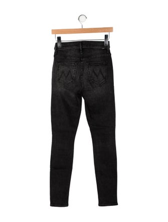 Mother Mid-Rise Skinny Leg Jeans