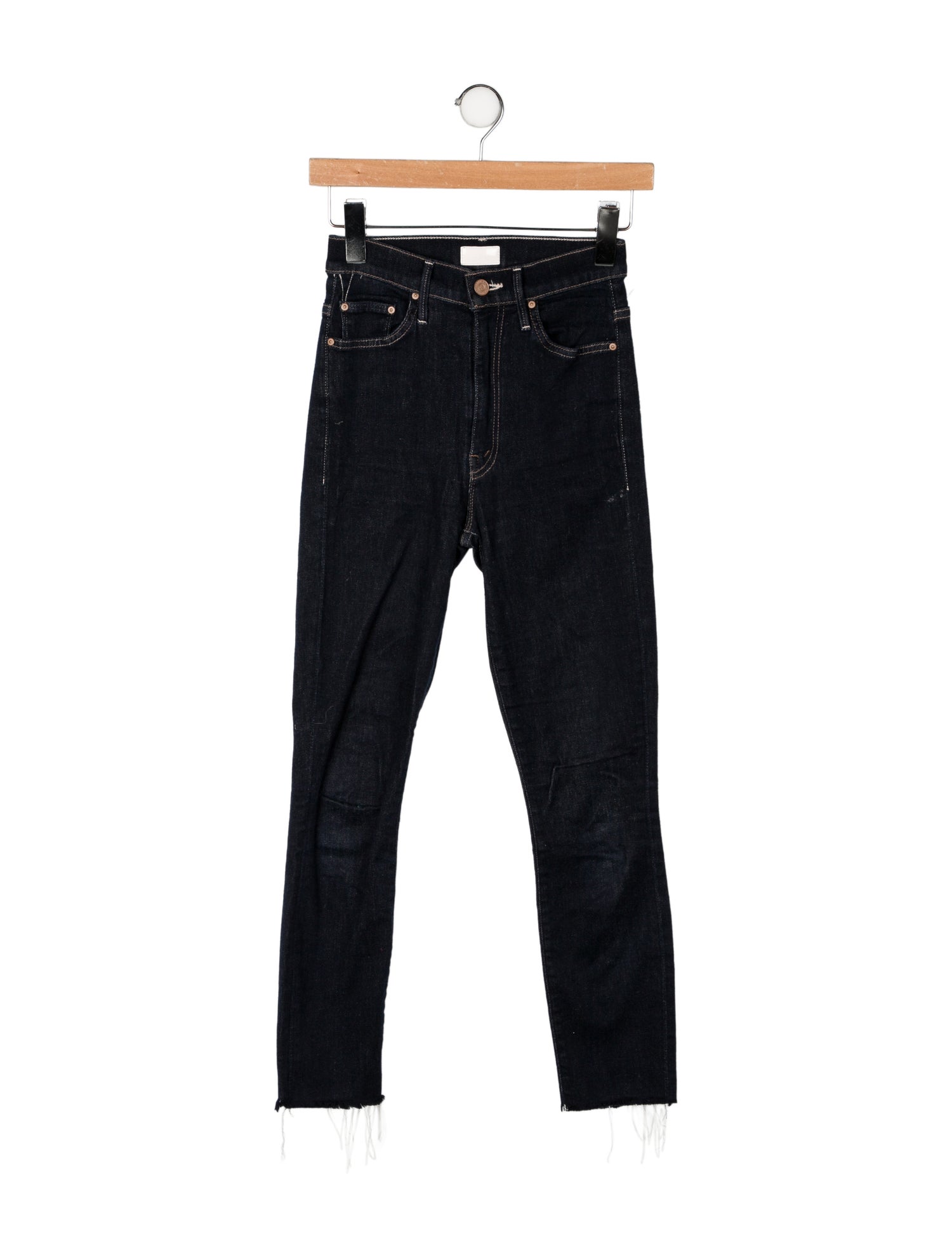 Mother Mid-Rise Skinny Leg Jeans