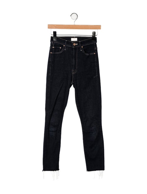 Mother Mid-Rise Skinny Leg Jeans