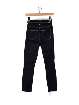 Mother Mid-Rise Skinny Leg Jeans