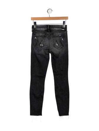 Mother Mid-Rise Skinny Leg Jeans