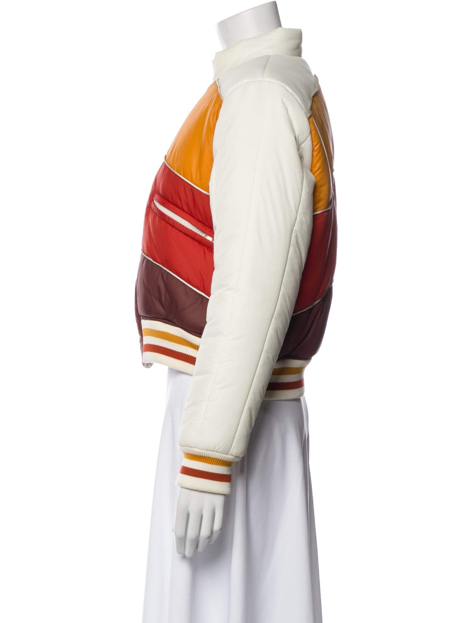 Mother Striped Bomber Jacket