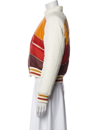 Mother Striped Bomber Jacket