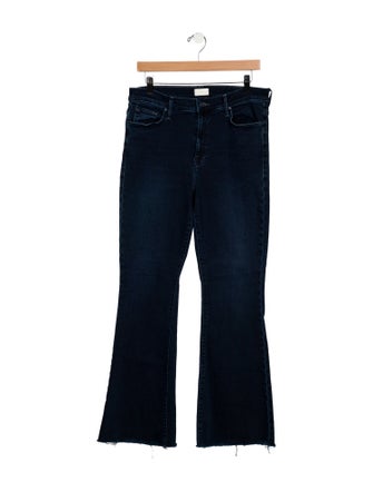 Mother Mid-Rise Wide Leg Jeans