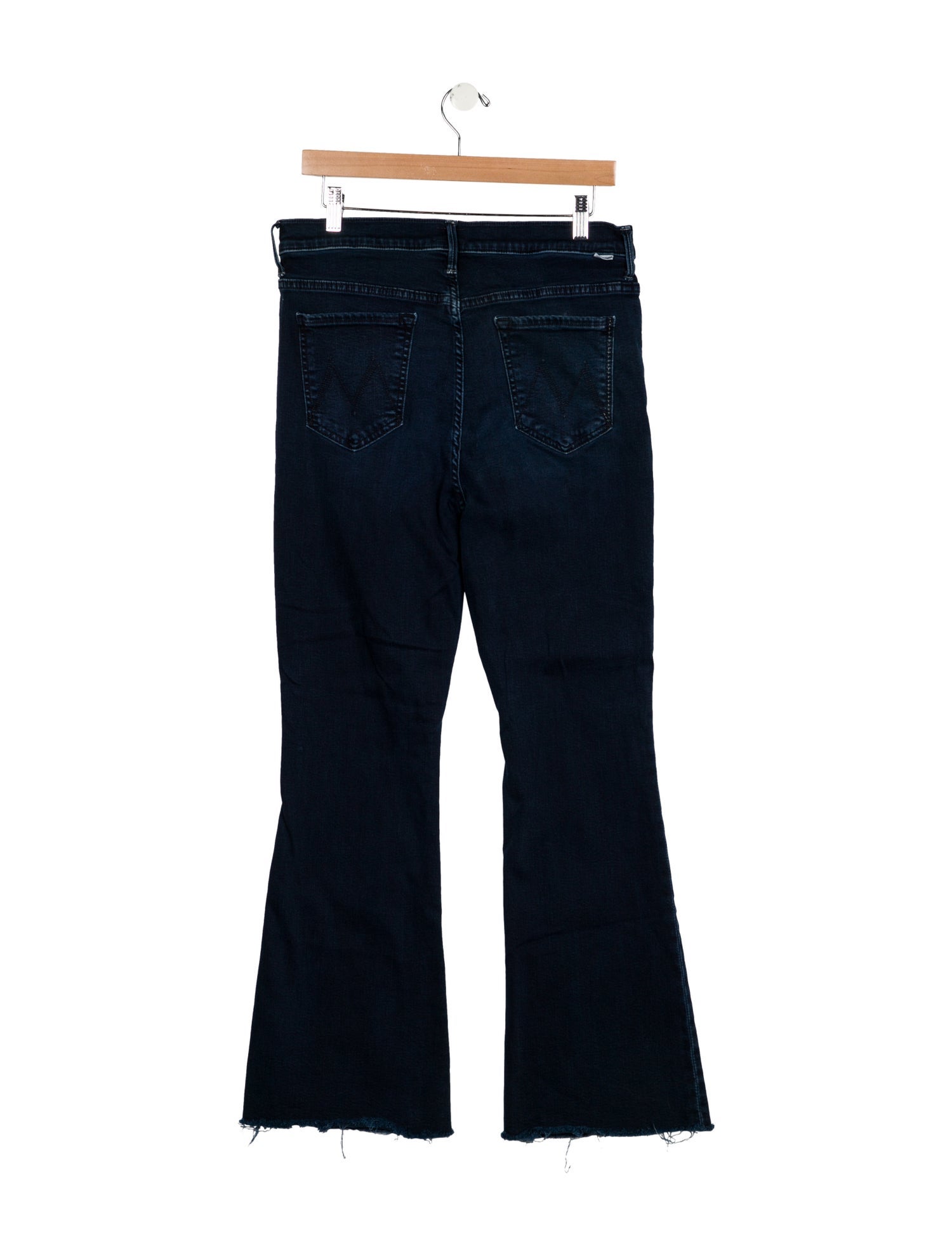 Mother Mid-Rise Wide Leg Jeans