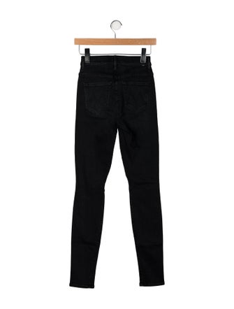 Mother Mid-Rise Skinny Leg Jeans