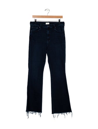 Mother Mid-Rise Wide Leg Jeans