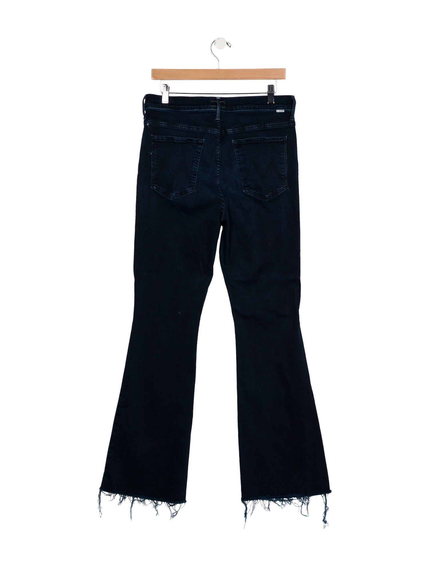 Mother Mid-Rise Wide Leg Jeans