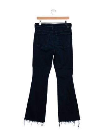 Mother Mid-Rise Wide Leg Jeans