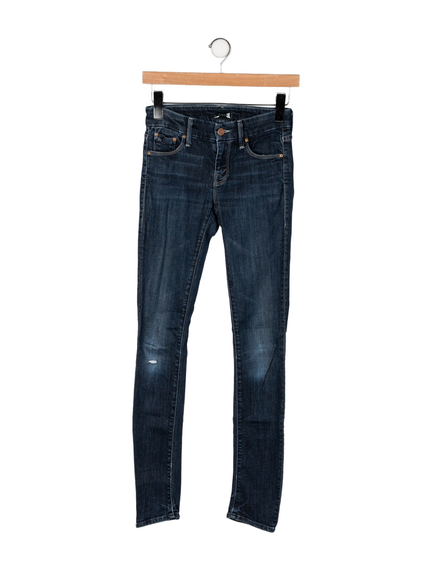 Mother Low-Rise Skinny Leg Jeans
