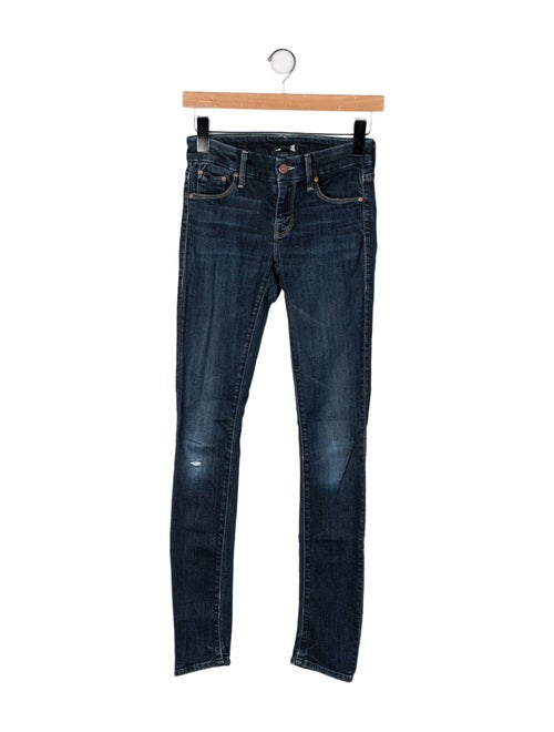 Mother Low-Rise Skinny Leg Jeans