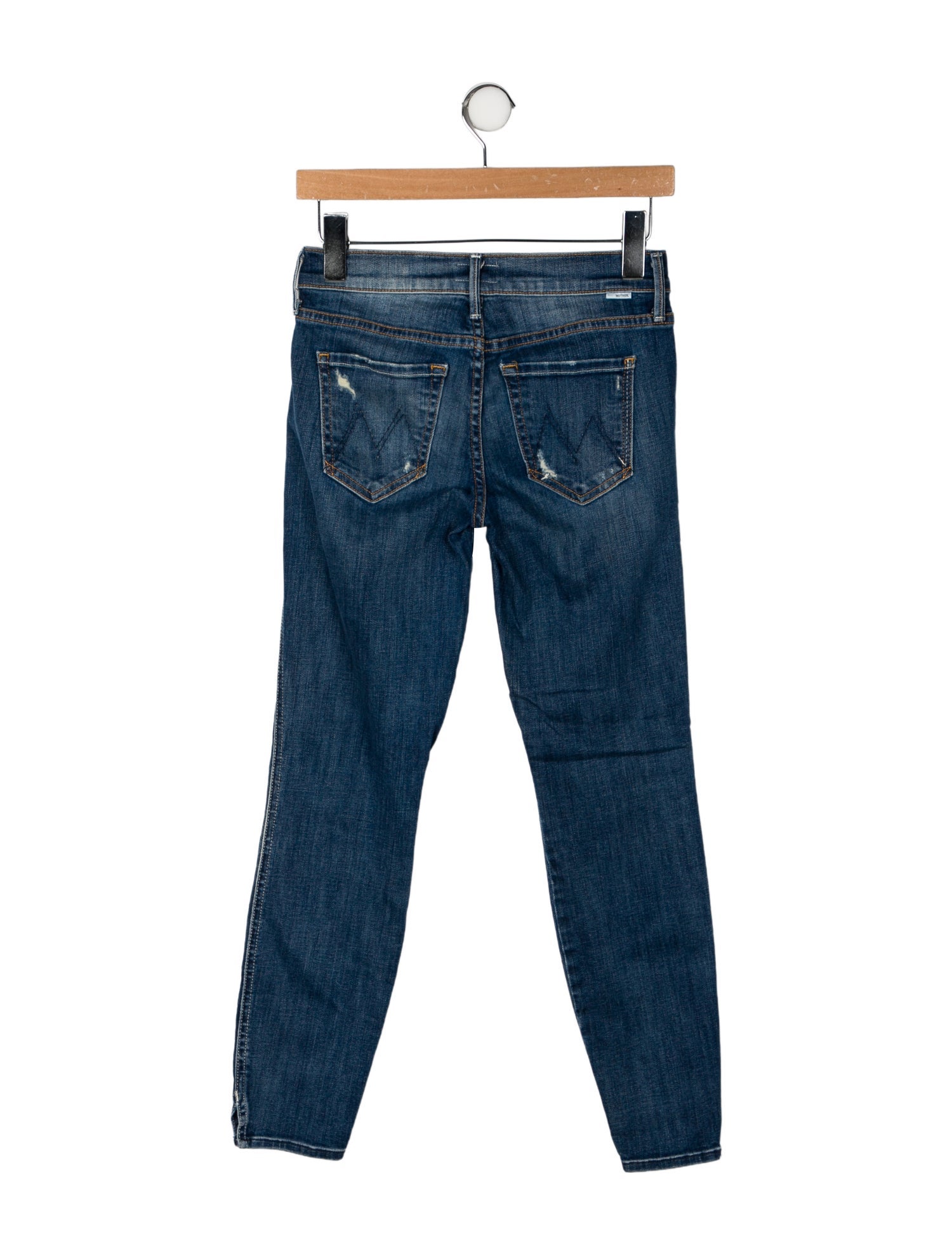 Mother Low-Rise Skinny Leg Jeans