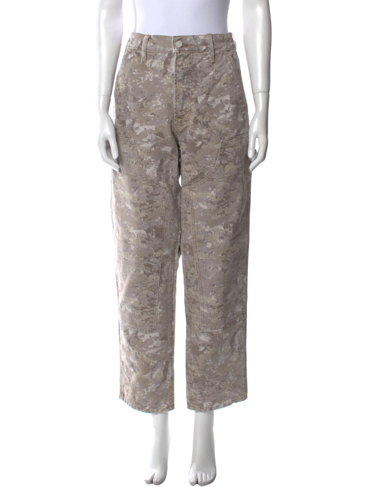 Mother Camouflage Print Straight Leg Pants w/ Tags