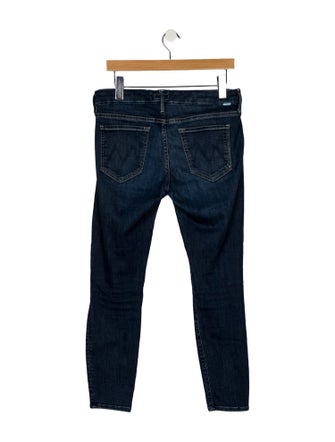 Mother Mid-Rise Skinny Leg Jeans