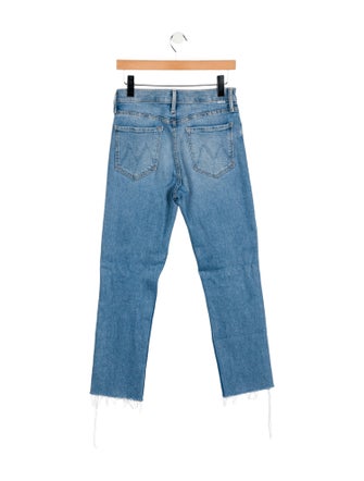 Mother High-Rise Straight Leg Jeans