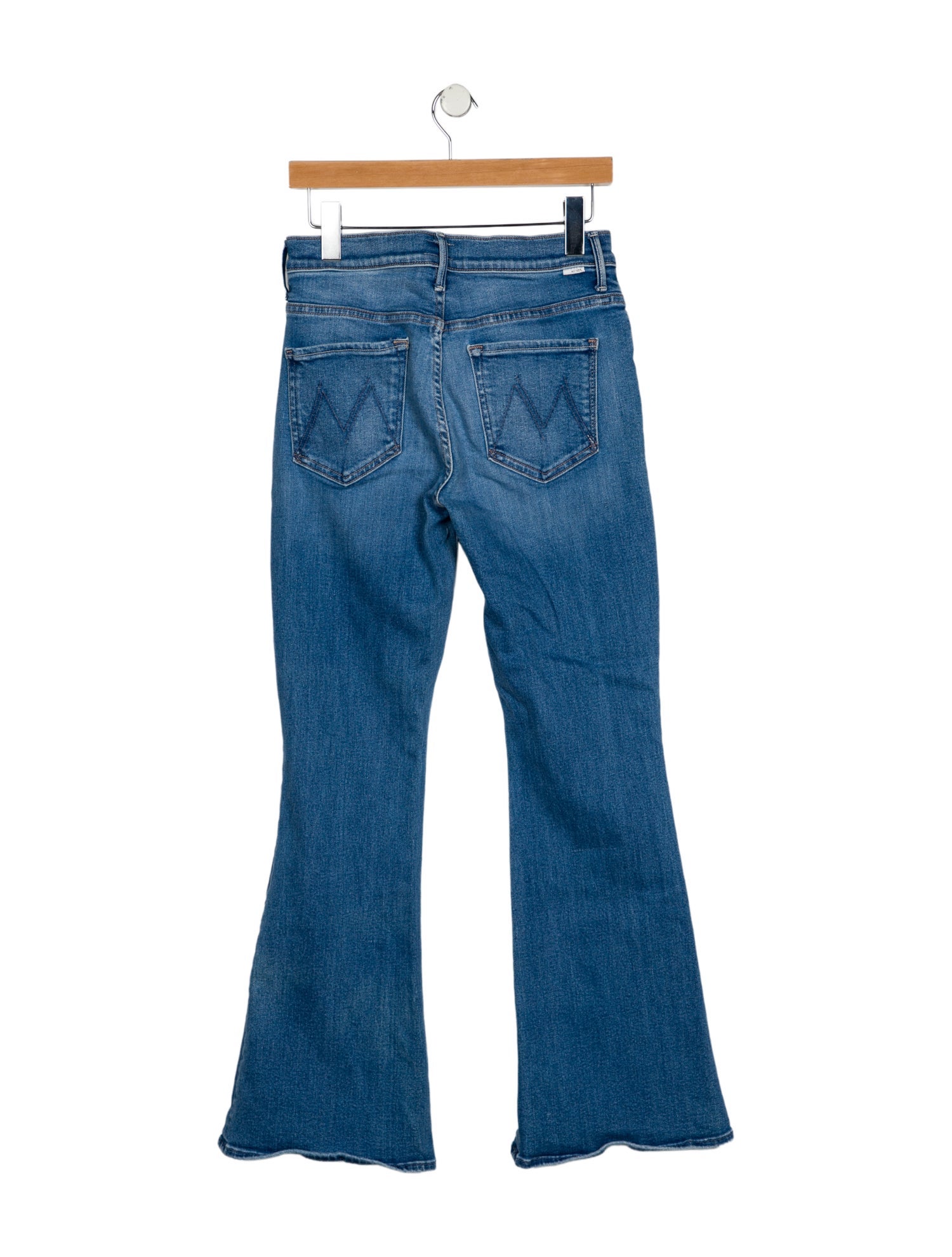 Mother Mid-Rise Wide Leg Jeans