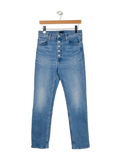 Mother High-Rise Straight Leg Jeans