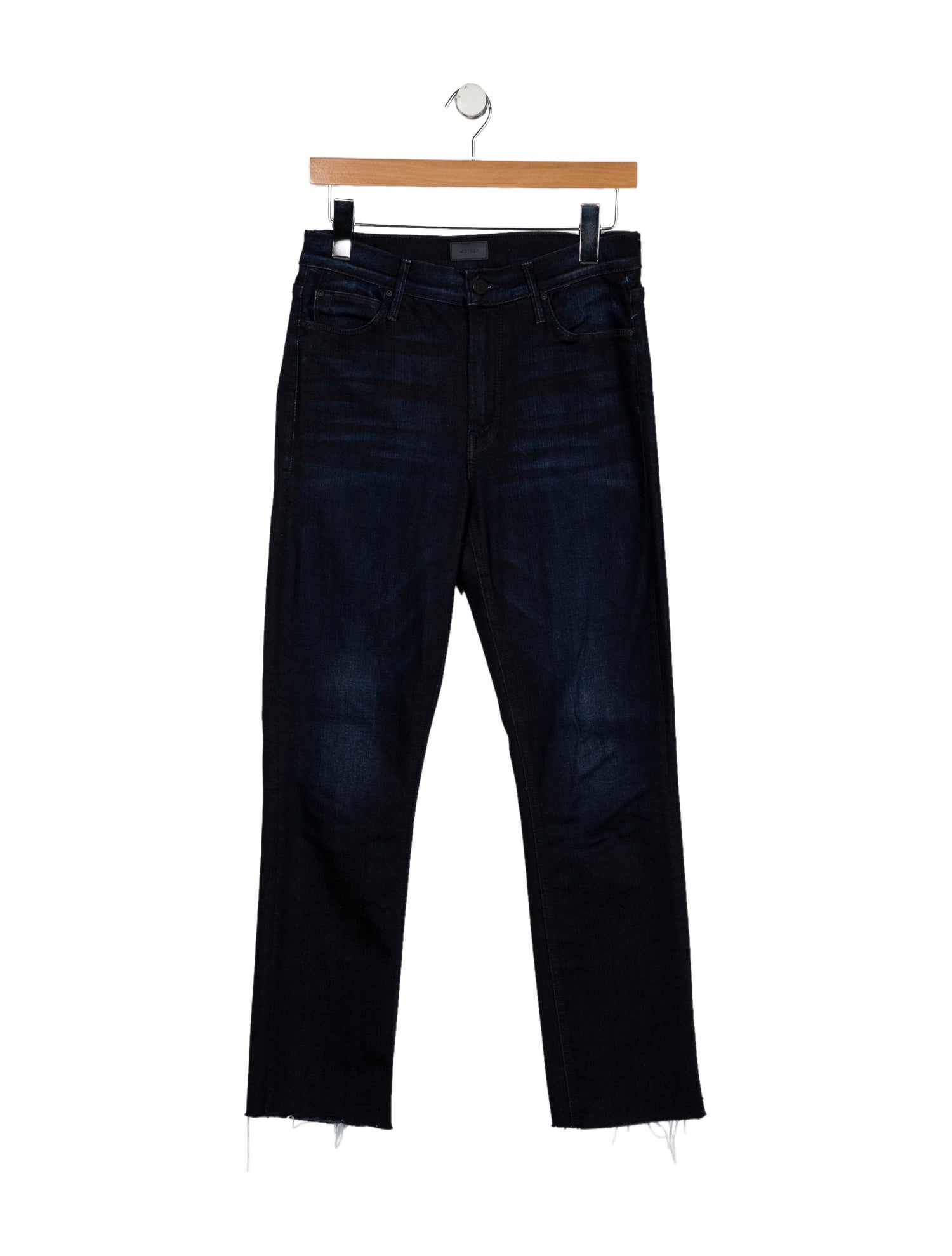 Mother Mid-Rise Straight Leg Jeans