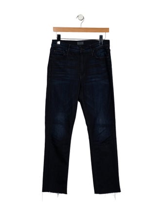 Mother Mid-Rise Straight Leg Jeans