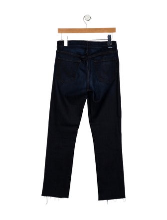Mother Mid-Rise Straight Leg Jeans