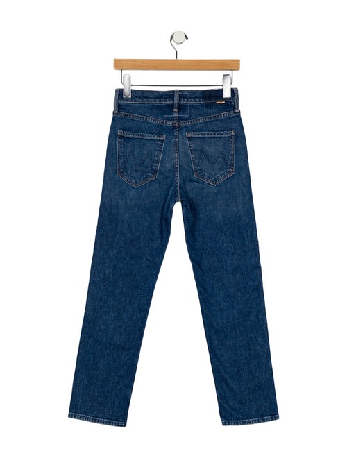 Mother Mid-Rise Straight Leg Jeans