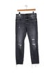 Mother Mid-Rise Straight Leg Jeans